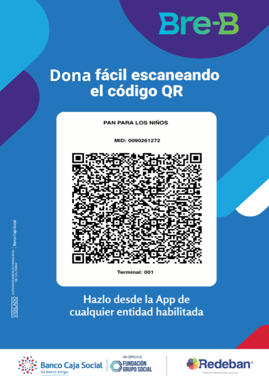 DONACION QR PAN PARA LOS NIÑOS